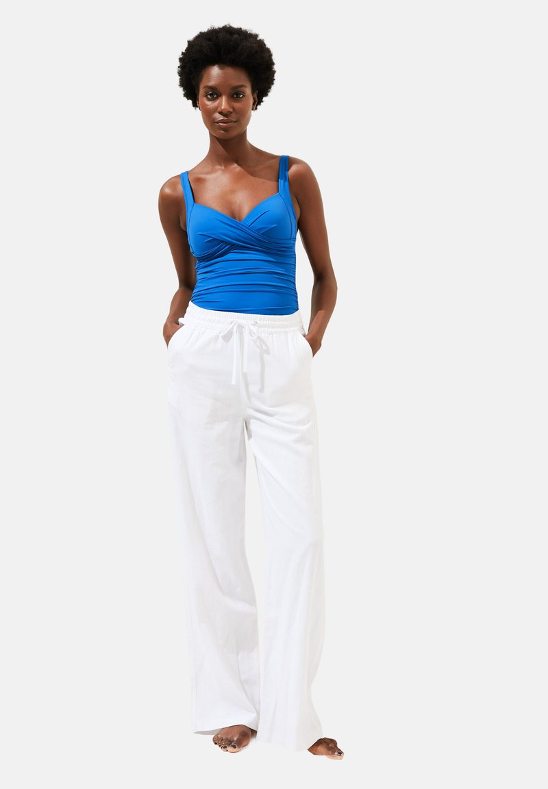 Marks & Spencer 2 PACK TUMMY CONTROL PLUNGE Badeanzug blue mix/blau