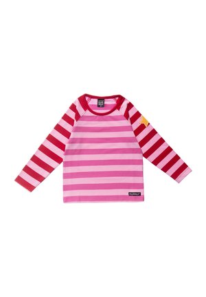 Villervalla BEKLEIDUNG 0381MUA UNISEX - Camiseta de manga larga - stripes salsa rose mua-umb
