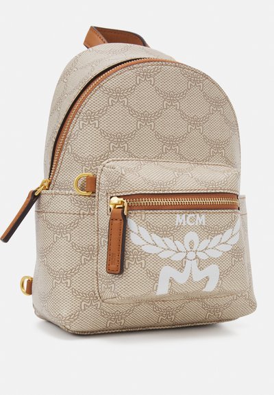 MCM STARK COATED BACKPACK - Mochila - oatmeal