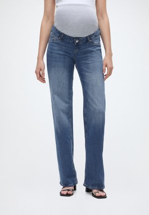 Vero Moda Maternity VMMTESSA WIDE JEANS RA380 GA NOOS - Široke hlačnice - medium blue denim
