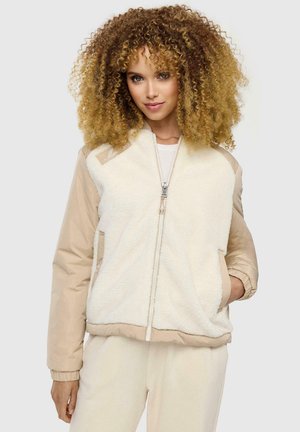 COLLEGE SAYOO - Jachetă din fleece - offwhite beige