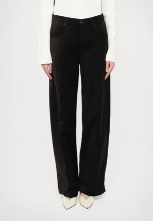 BAGGY  - Avar lõikega teksad - espresso