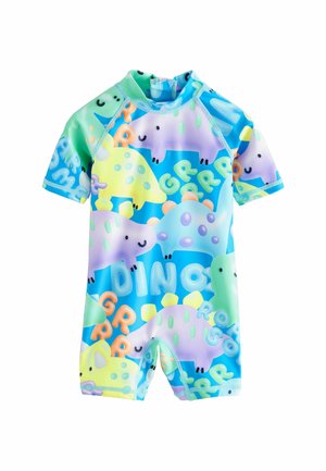 SUNSAFE ALL-IN-ONE STANDARD - Maudymosi kostiumėlis - blue dinosaur