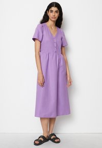 Marc O'Polo DENIM DRESSES - Freizeitkleid - budding bellflower