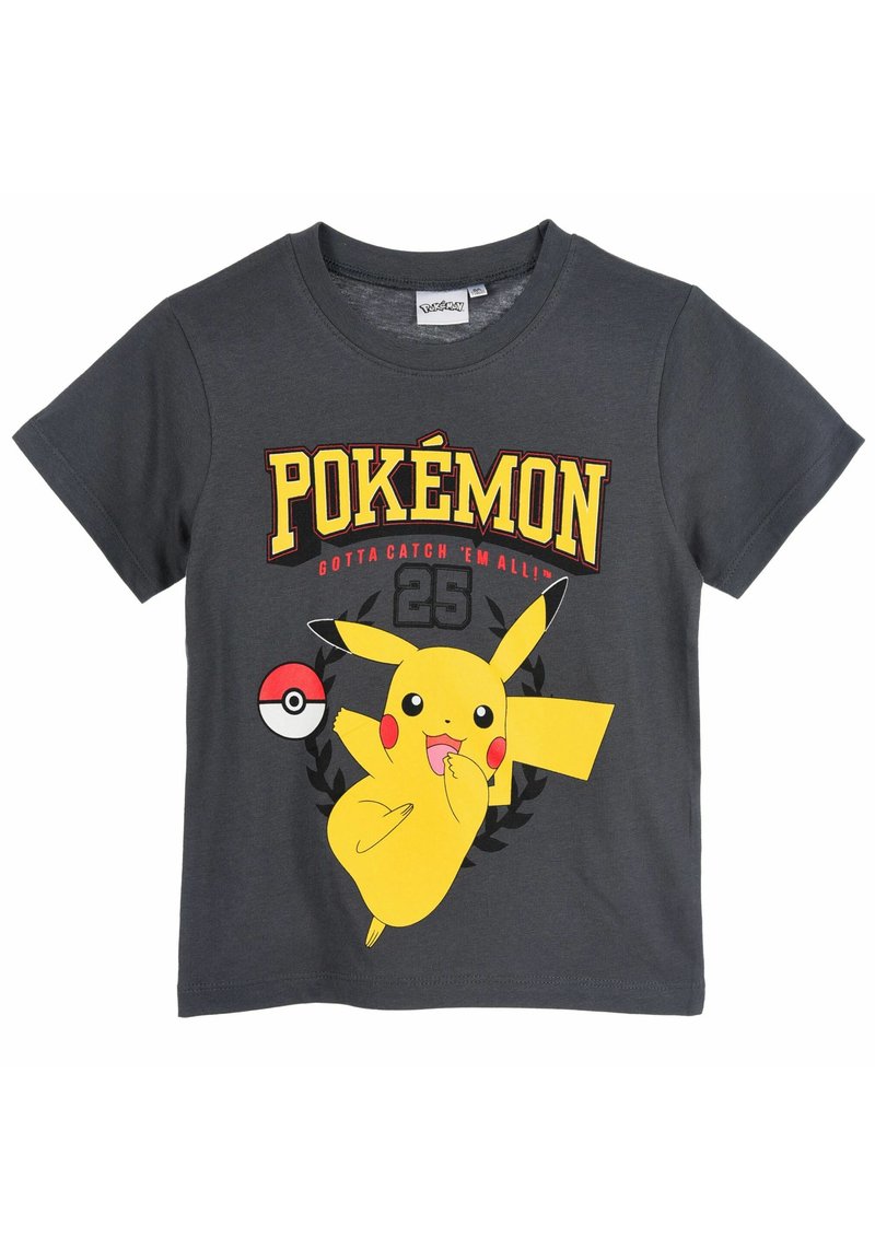 Pokemon POKEMON PIKACHU - Print T-shirt - grau/grey - Zalando