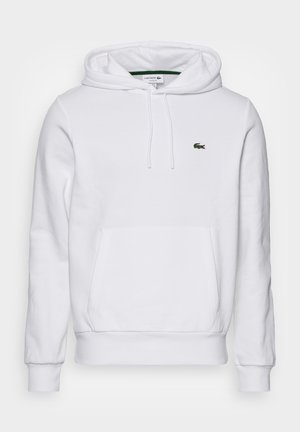 Felpa con cappuccio - white
