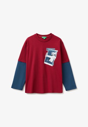 United Colors of Benetton, Long sleeved top - red