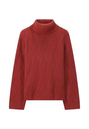 MIT MUSTER - Pullover - d rood