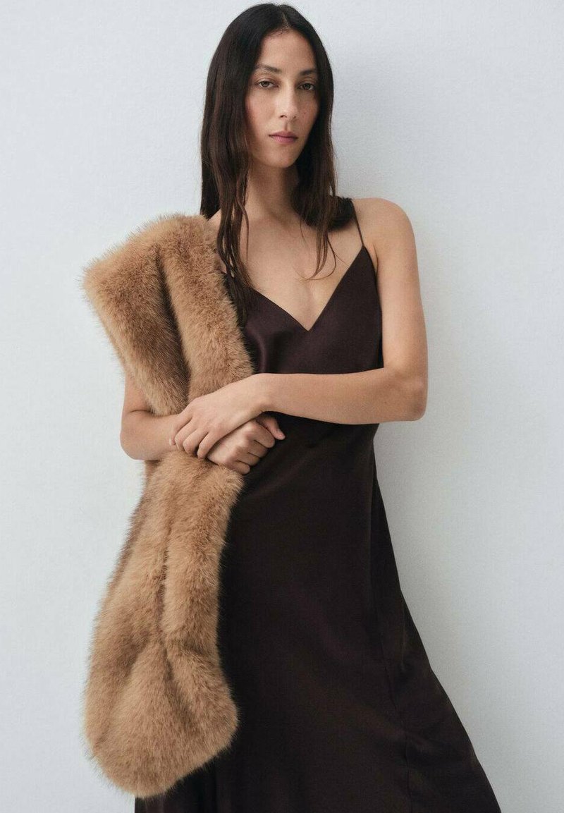 Mango ADULT - Maxi dress - brown - Zalando.ie