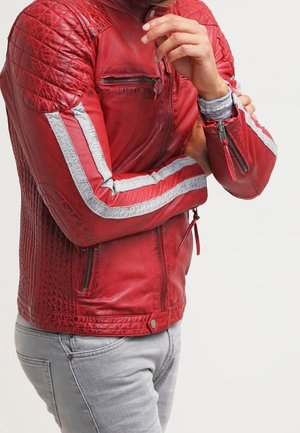Læderjakker - red