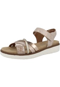 Remonte Wedge sandals - pink/rose gold/copper