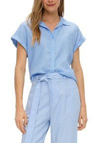 s.Oliver KURZARM - Overhemdblouse - himmelblau