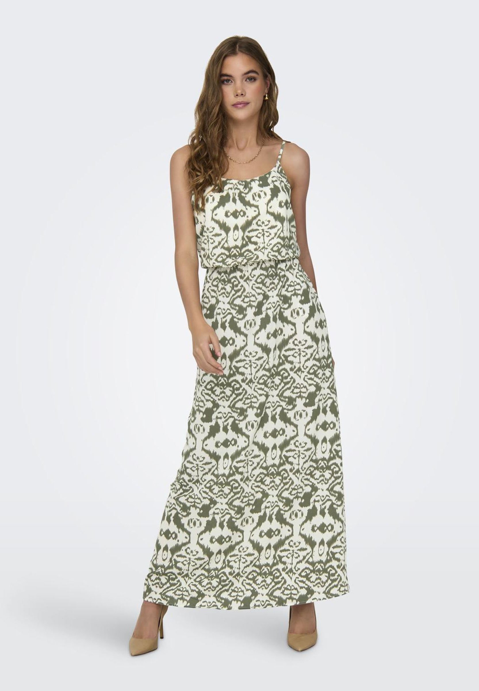 ONLY ONLNOVA LIFE LUX STRAP MAXI DRESS - Maxikleid - kalamata aop:566 erban  ethnic/grn - Zalando