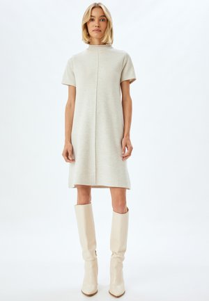 SHORT SLEEVE MINI - Neulemekko - beige