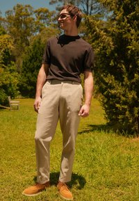 Next TEXTURED-REGULAR FIT - Chino - stone