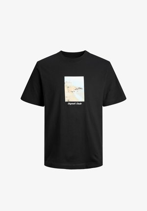 Jack & Jones, T- - T-Shirt print - black
