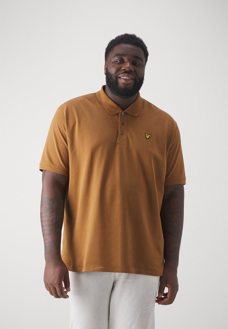 Lyle & Scott PLAIN - Polotričko - farrier bronze
