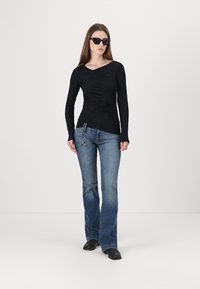 Karl Lagerfeld Jeans Top dugih rukava - black
