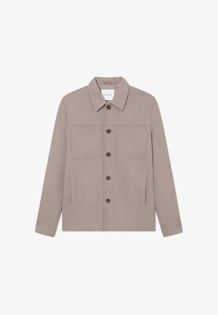 Les Deux MARSEILLE HYBRID JACKET - Light jacket - walnut melange