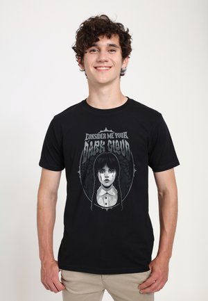 WEDNESDAY DARK CLOUD - Camiseta estampada - black