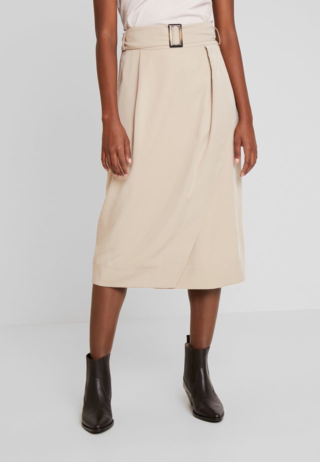 ABELIA SKIRT - Wrap skirt - sand