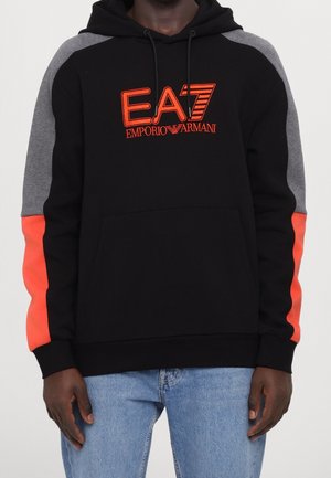 Felpa con cappuccio - black