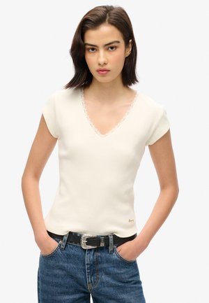 Superdry & Co ESSENTIAL biały