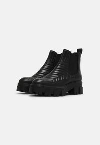 Billi Bi Kotníkové boty na platformě - black