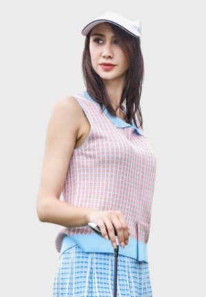 LINA GOLF - T-Shirt sport - pink blue