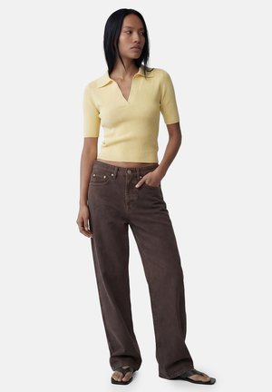 Koton, SHORT SLEEVE - Poloshirt - yellow