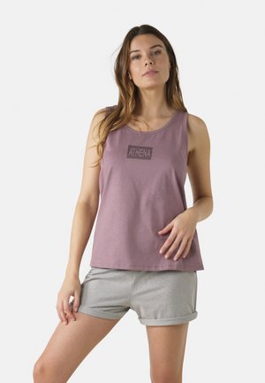 SET - Pyjama - taupe rose gris chiné