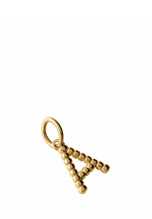 CON LETRA A Y MOTIVOS DE ESFERAS - Adorno - gold-colored