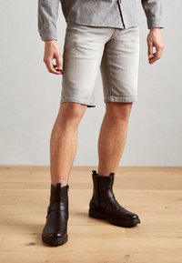 INDICODE JEANS - INKADEN - Lühikesed teksad - light grey Väikepilt 1