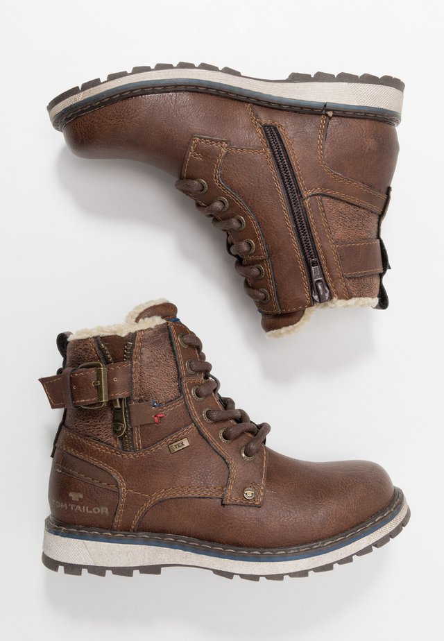 Bottines à lacets - rust