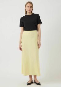 YAS YASPELLA SKIRT - Maxiskjørt - french vanilla