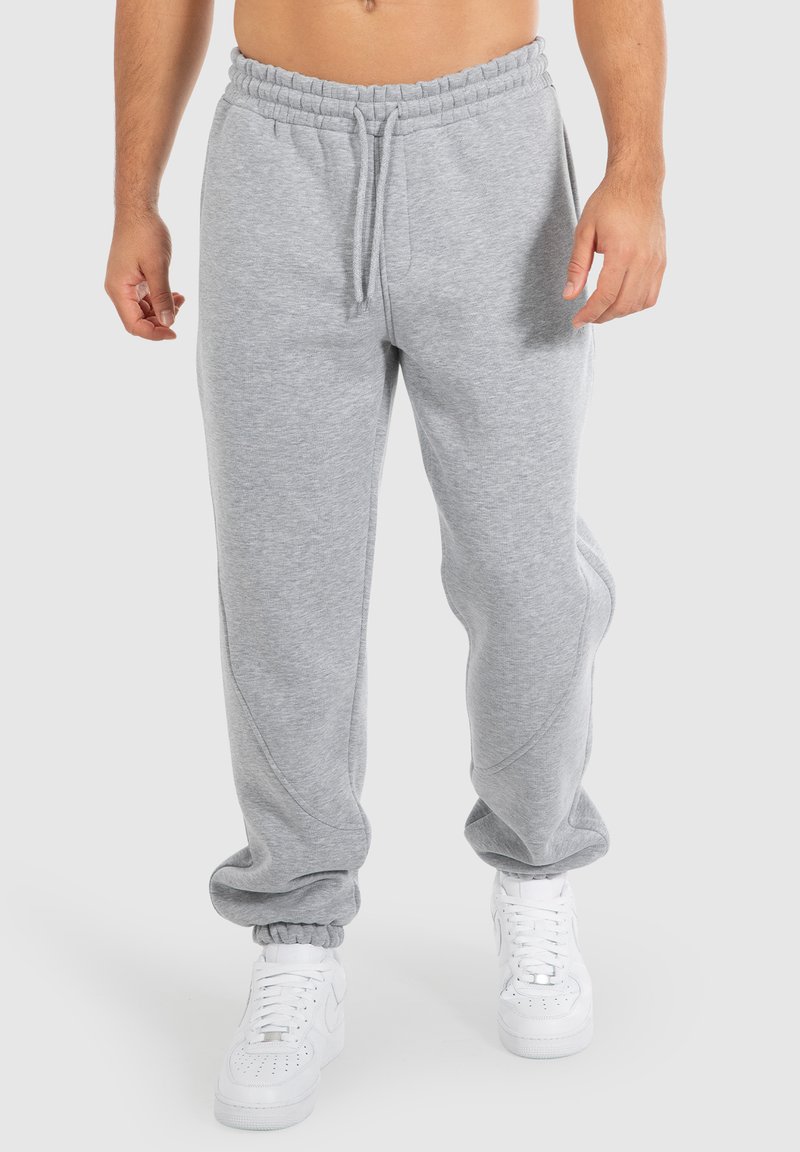 Smilodox CASUAL SPORT VIKTOR - Trainingsbroek - grau melange