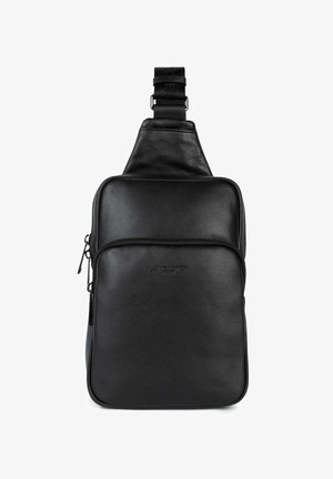 LANCASTER SOFT VINTAGE HOMME - Sac bandoulière - noir