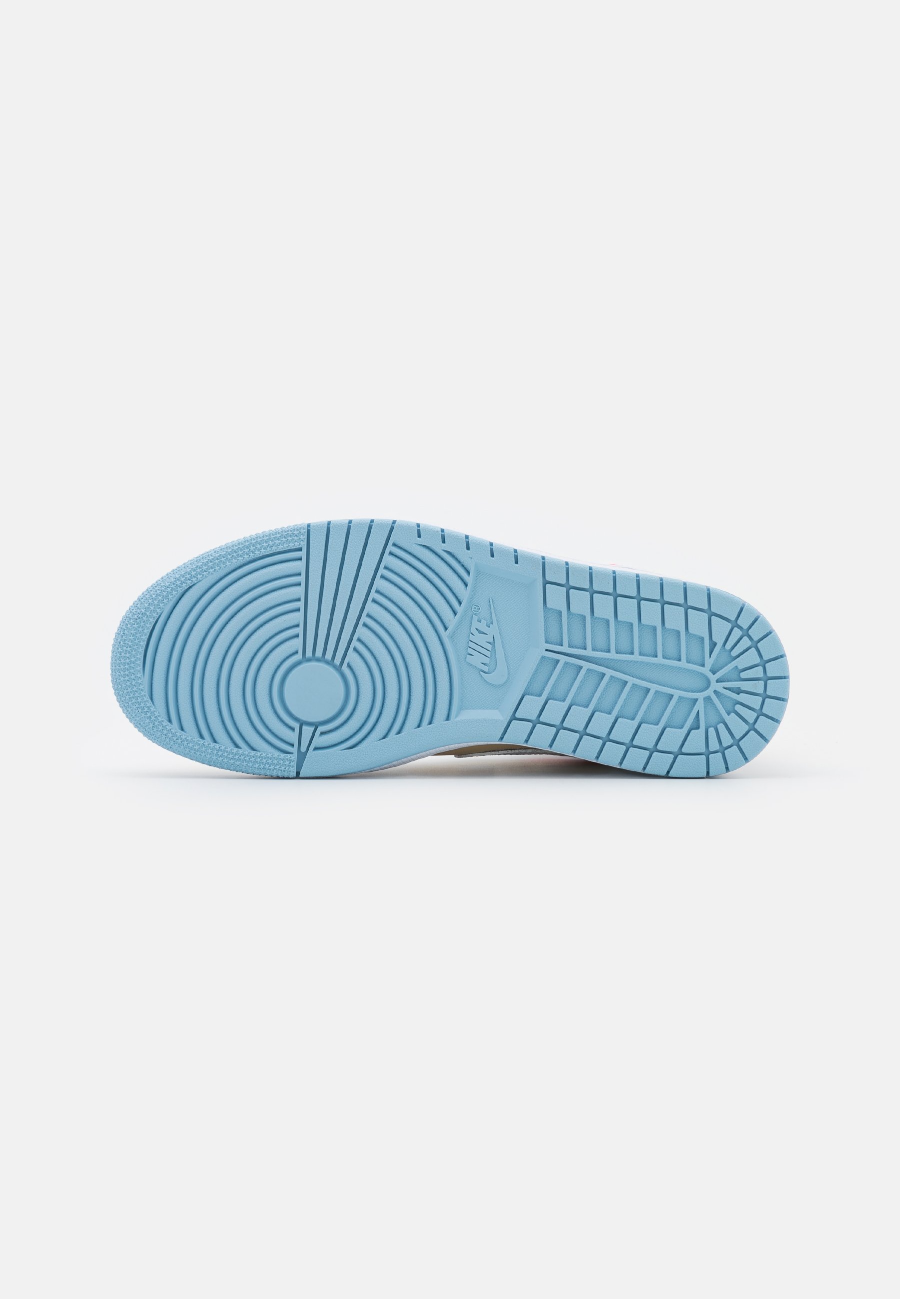 Jordan AIR JORDAN 1 MID SE - Sneakers hoog - sesame/white/flash  crimson/psychic blue/black/wit - Zalando.nl