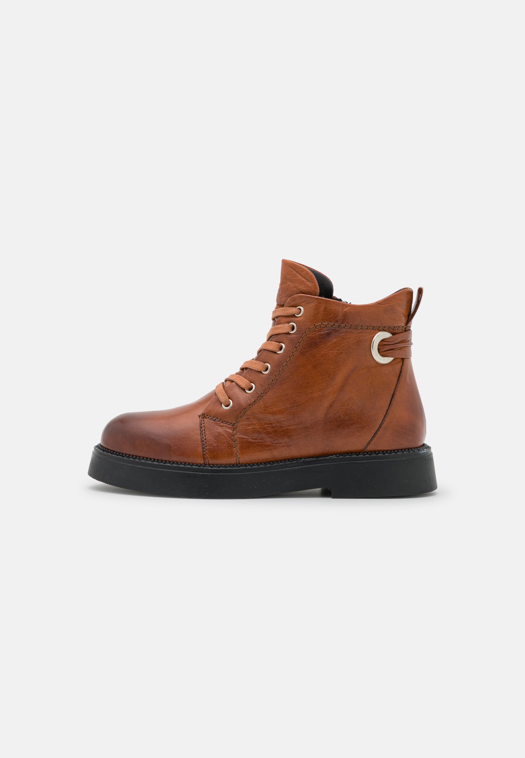 Grand Step Shoes ELA - Botines con cordones - whisky/coñac - Zalando.es
