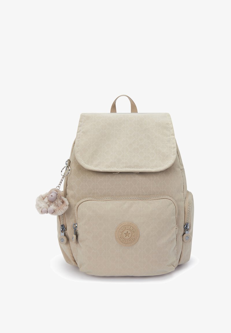 Kipling CITY - Reppu - signature beige embossed