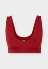 SOFT TOUCH PADDED BRA - Αθλητικό σουτιέν ελαφριάς στήριξης - maroon red