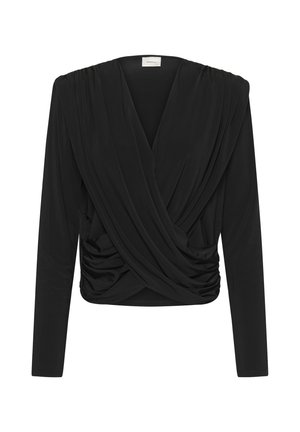 Gestuz, GZJOSEFI TOP - T-shirt à manches longues - black