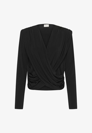 Gestuz, GZJOSEFI TOP - T-shirt à manches longues - black
