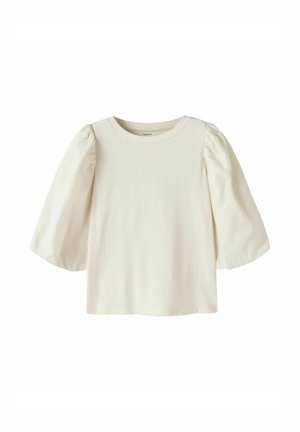 Name it, TOP REGULAR FIT - T-shirt basic - antique white