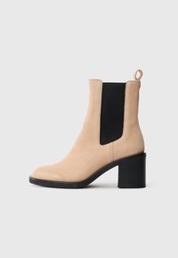NALIE - High heeled ankle boots - light pastel brown