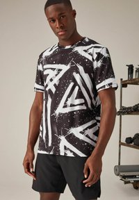 Next ACTIVE TIE DYE - T-shirts print - white