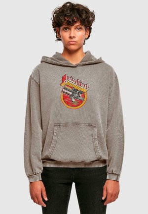 Merchcode JUDAS PRIEST - SOLID CIRCLE - Hoodie - asphalt