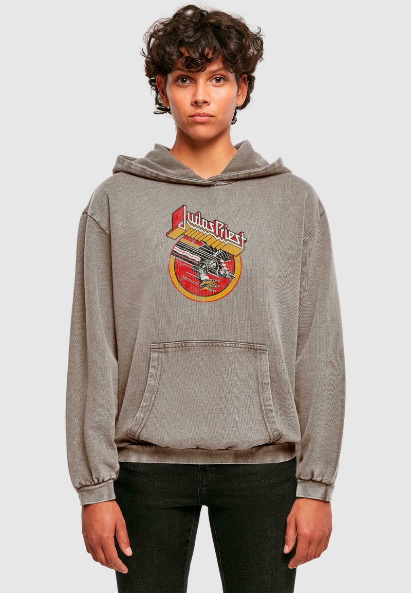 Merchcode JUDAS PRIEST -  SOLID CIRCLE - Hoodie - asphalt