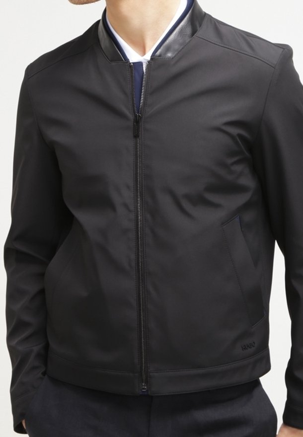 HUGO Tunn jacka - black