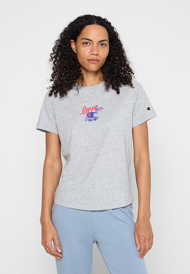 Champion T-shirt print grijs